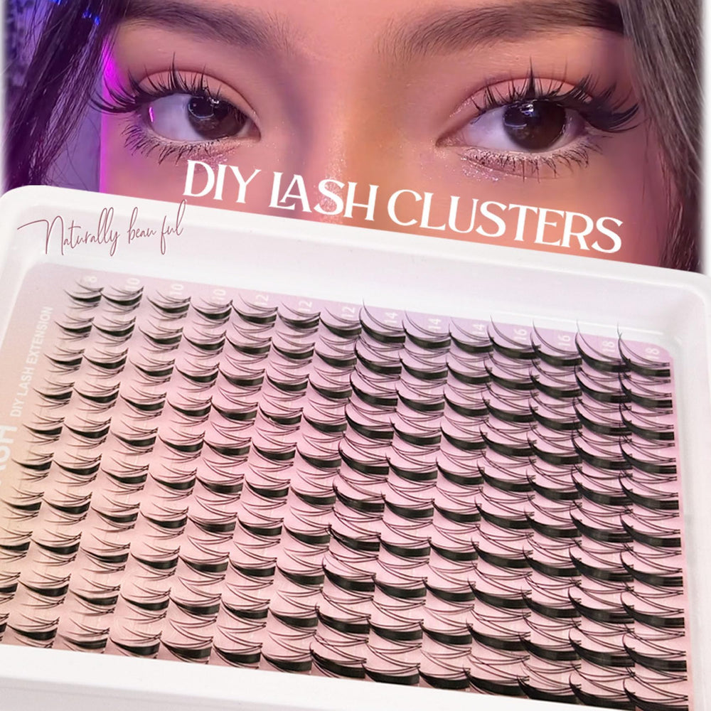 Ninglash Spike Lash Clusters add bold texture and emphasis.