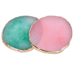 Ningrou paleta de resina rosa, ideal para mezclar esmaltes con precisión