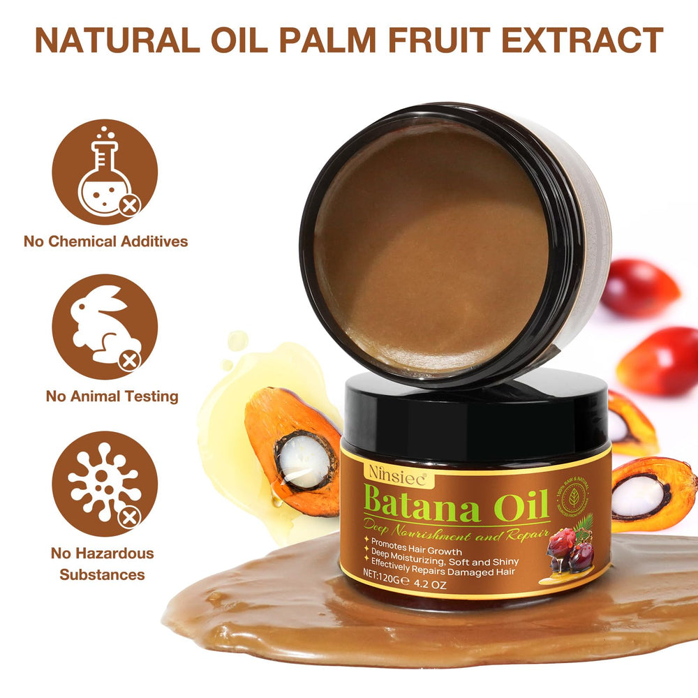 Ninsiec Batana Oil in a hair routine demonstrates easy daily application for healthier-looking shine