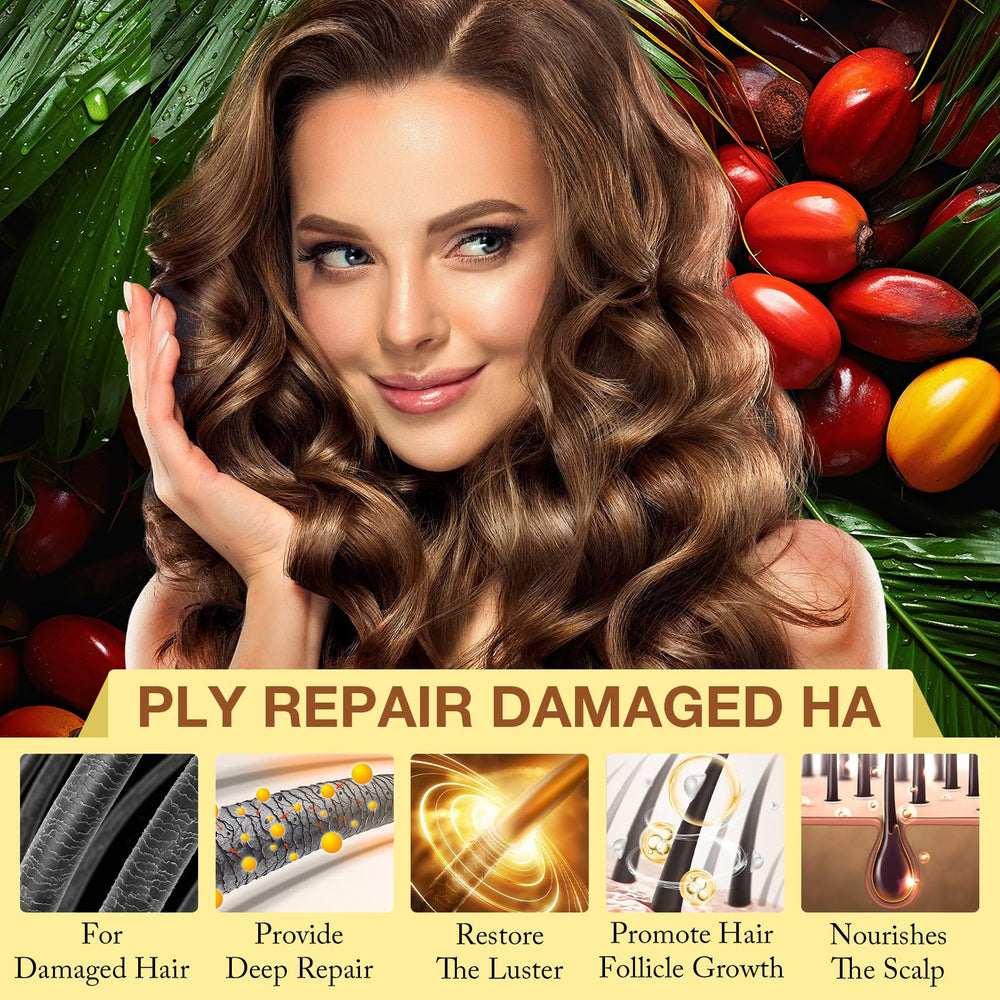 Ninsiec Batana Oil glow shot captures natural shine and radiant hair finish