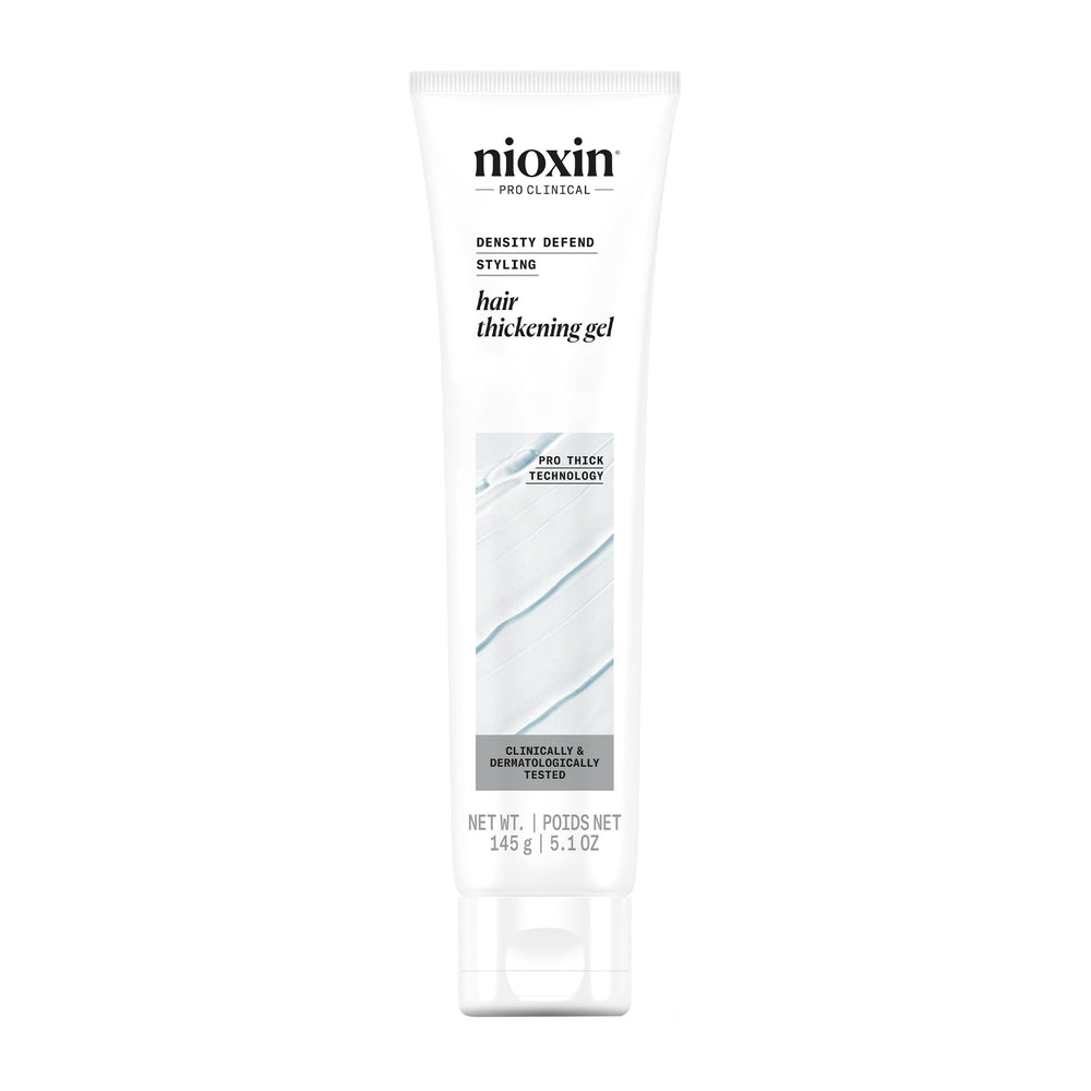 NIOXIN Density Defend gel front view showing fuller-looking hair.