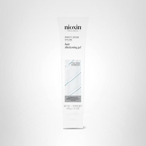 NIOXIN Density Defend gel packaging on a bathroom shelf.