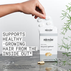 NIOXIN Density Defend label detail highlights key nutrients.