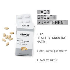 NIOXIN Density Defend tablet dispensing illustrates easy daily use.