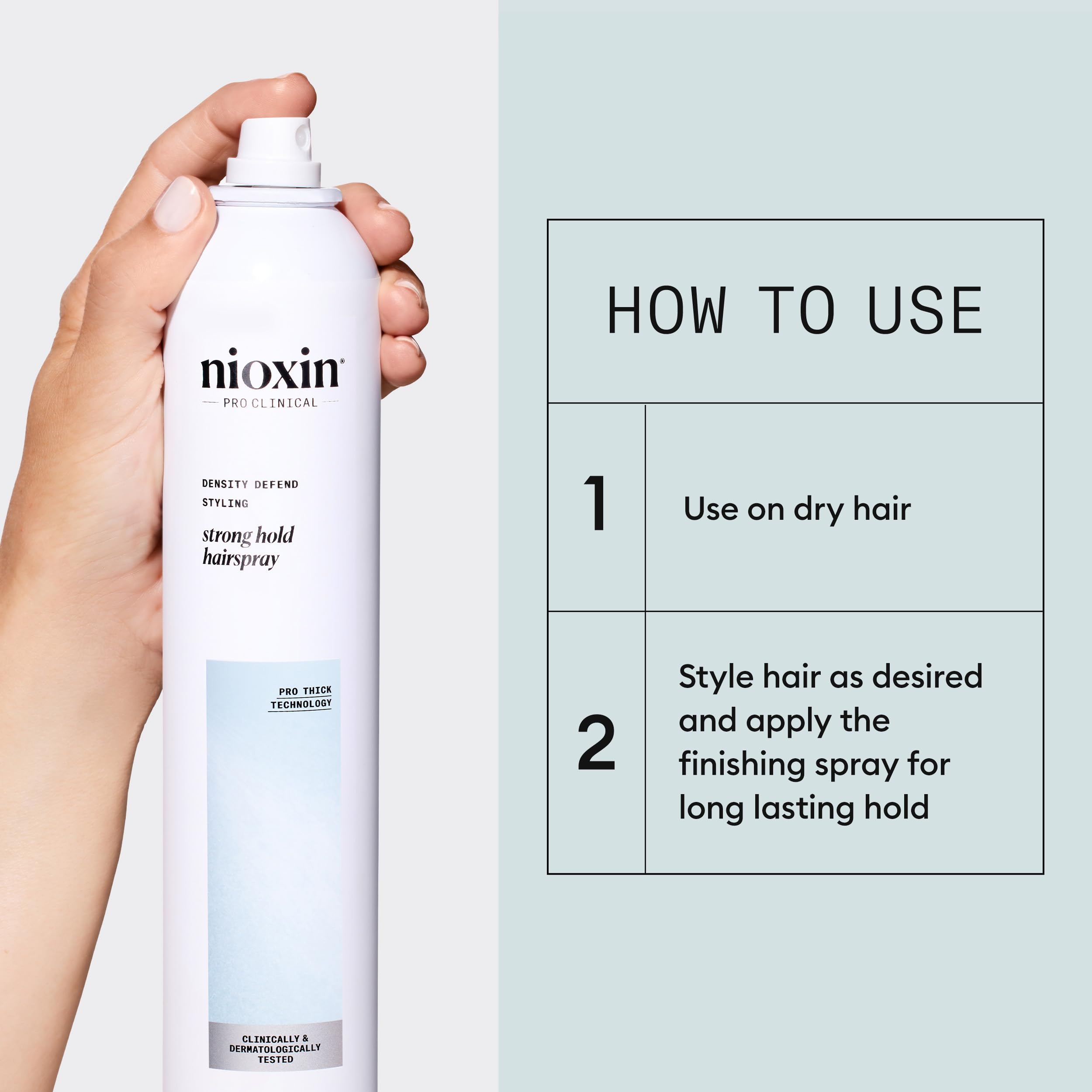 NIOXIN Density Defend con tecnología ProThick mejora la apariencia.