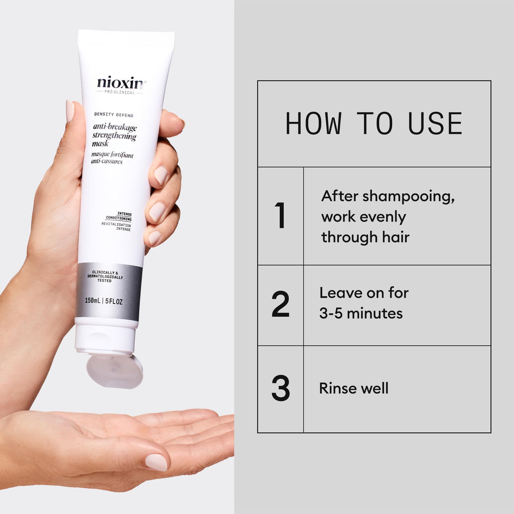 Packaging shot of Nioxin Density Defend box emphasizing professional care.