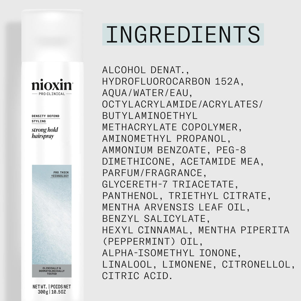 NIOXIN Density Defend es adecuado para uso diario y estilos versátiles.