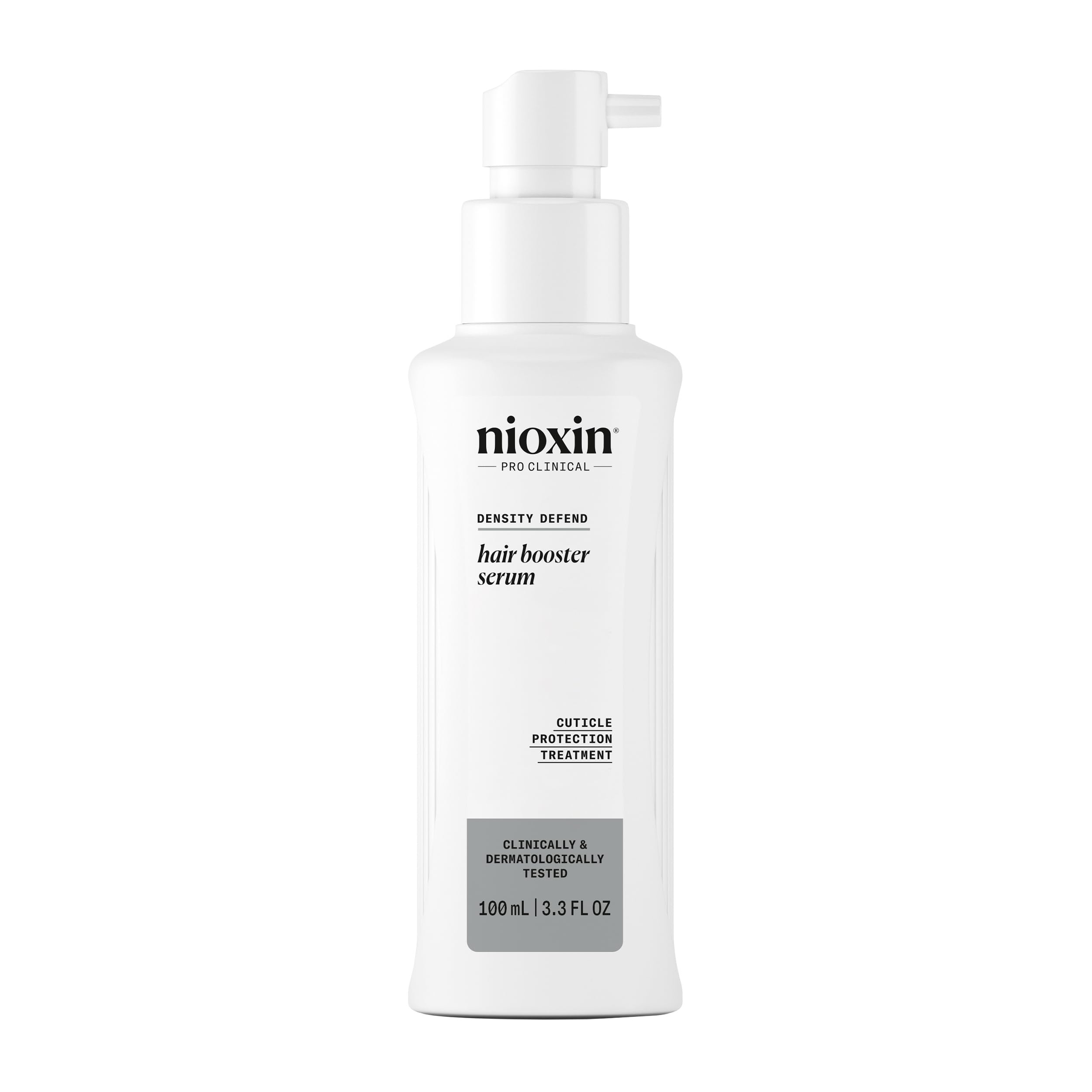 NIOXIN Hair Booster Serum bottle front highlighting root protection.