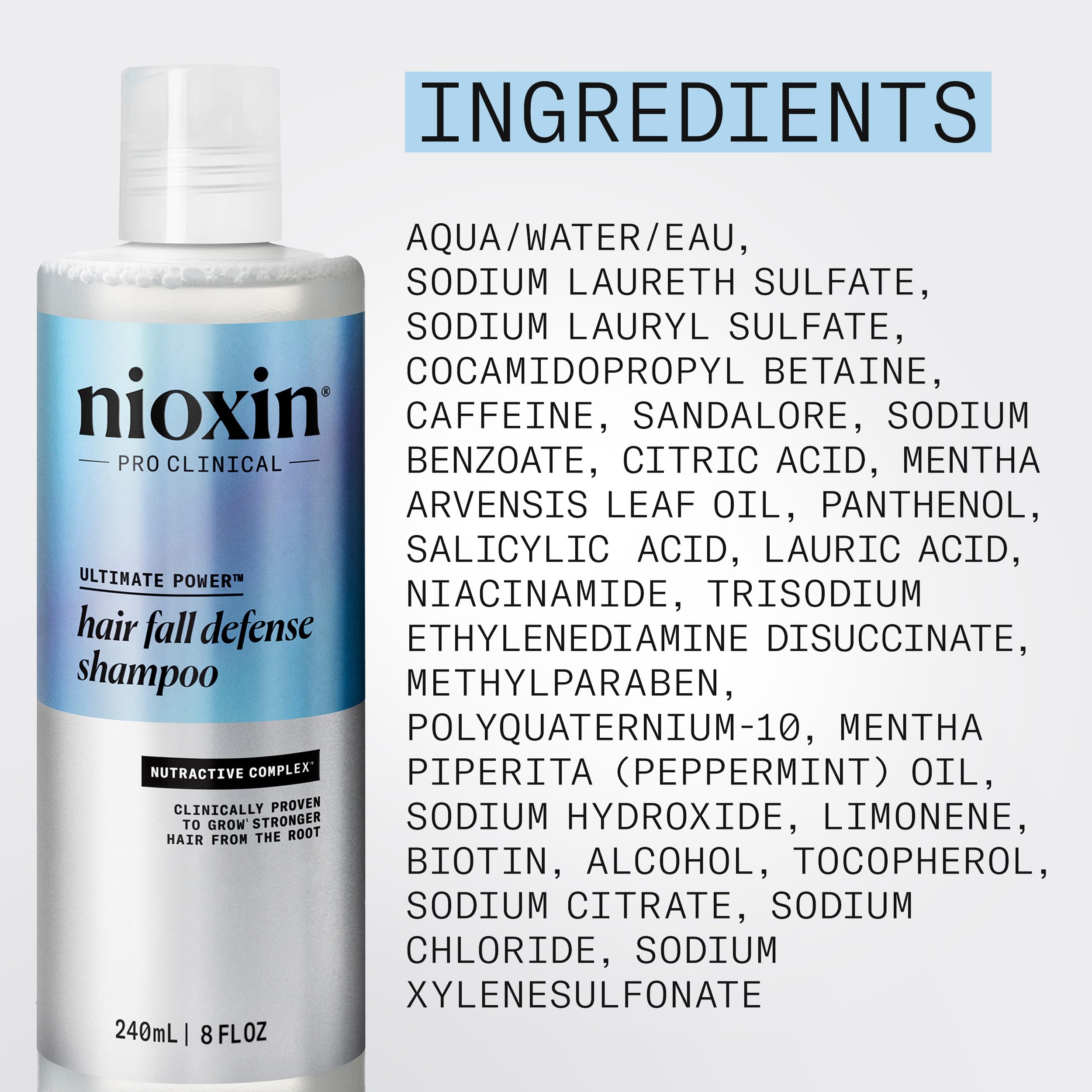 NIOXIN deep-cleanse action helps remove buildup and excess oil.