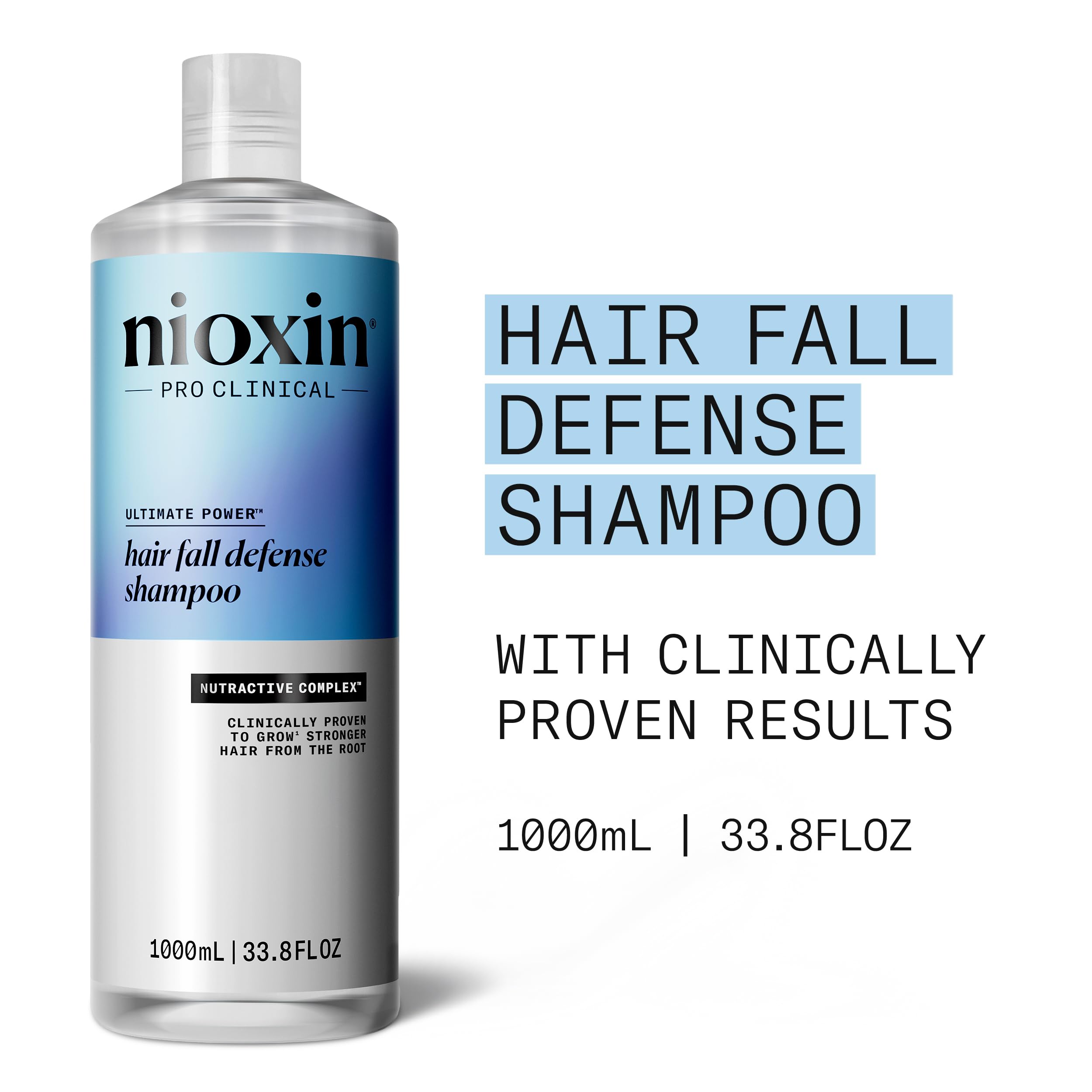 Nioxin Hair Fall Defense Shampoo lather close-up for thorough cleansing.