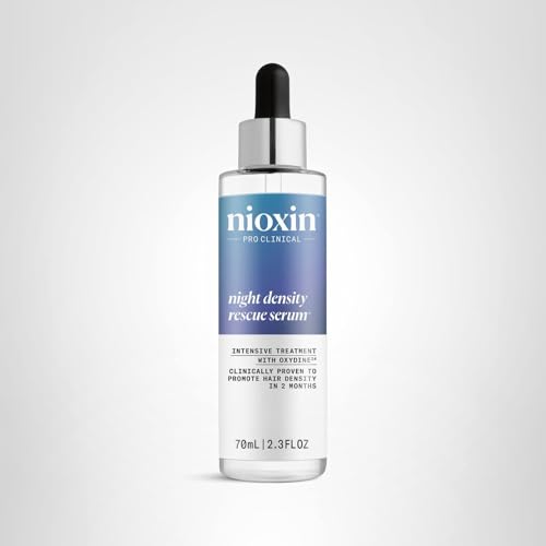 Nioxin Night Density Rescue Serum in-use reminder for consistent nightly care