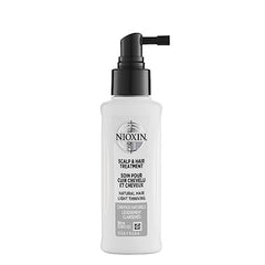 Close-up of NIOXIN System 1 bottle cap and label.