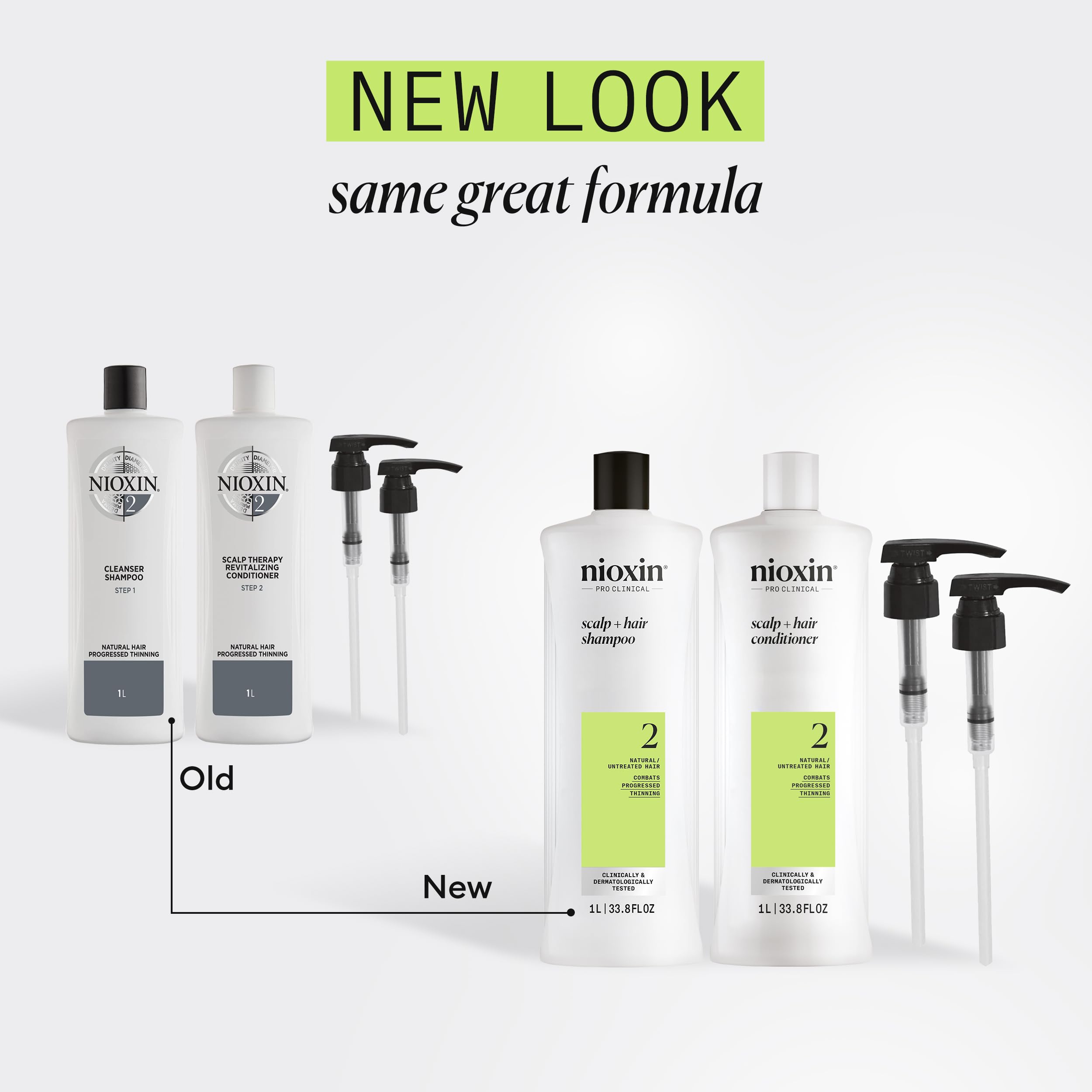 NIOXIN System 2 conditioner bottle ready to hydrate thinning hair.