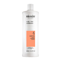 NIOXIN System 4 bottle front showing color-treated thinning hair care potential