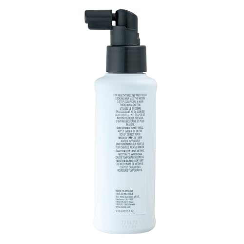 Nioxin System 3 on bathroom shelf ready for routine.