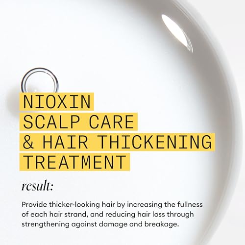 NIOXIN thickening-effect-on-hair close-up visual implies fullness.