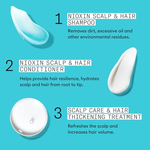 NIOXIN Thicker, fuller hair appearance after daily use