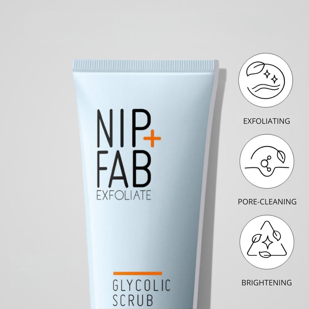 Nip Fab Glycolic Fix Scrub, aplicación fácil en la palma