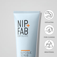 Nip Fab Glycolic Fix Scrub, aplicación fácil en la palma