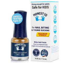 Nipit Honest10-botella-esmalte antimordida, detiene el hábito con sabor amargo seguro