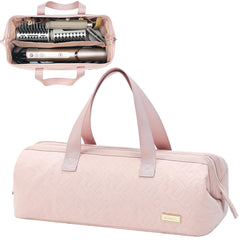 NISHEL Hair Tools Travel Bag with open design for easy access during styling
