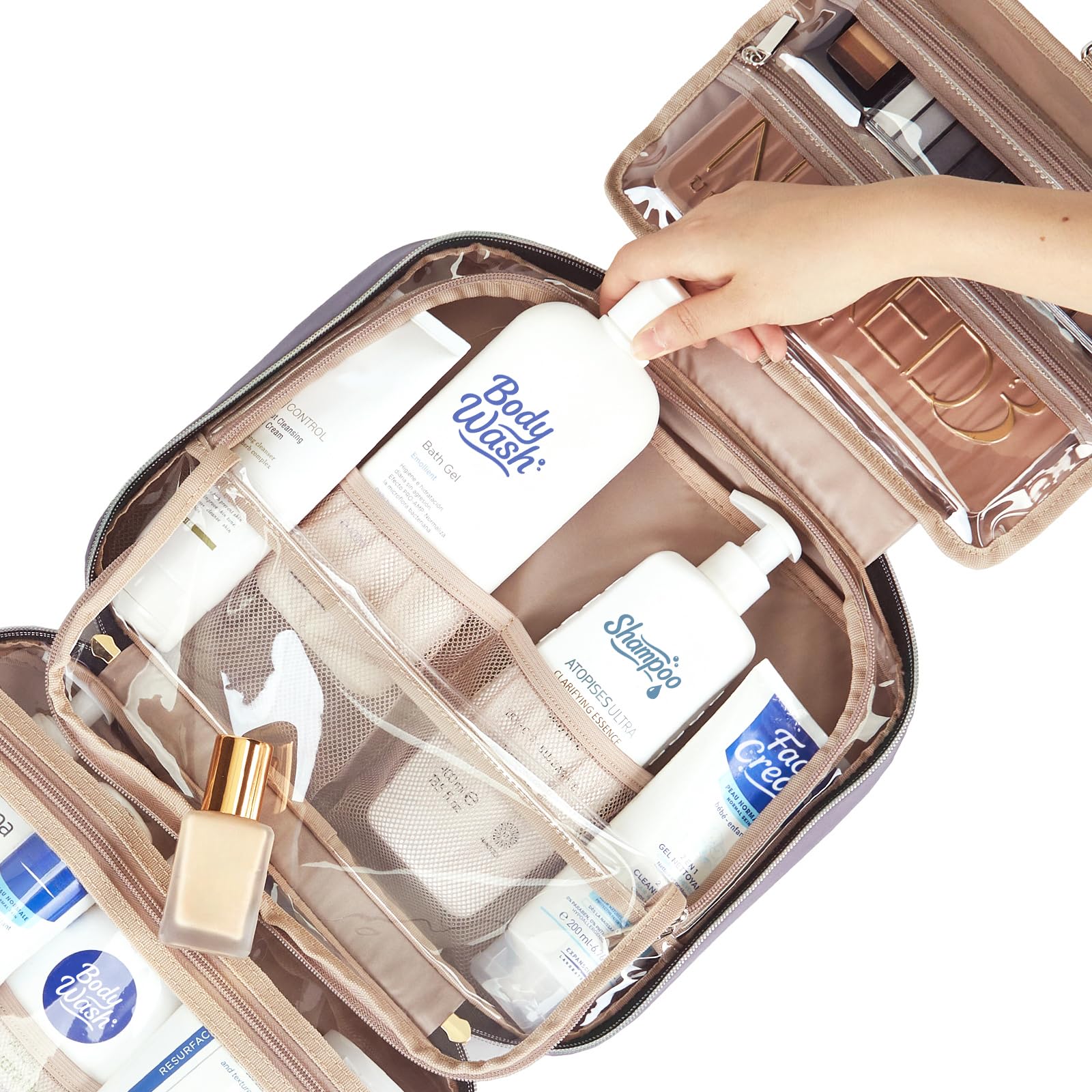 NISHEL bag transparent window speeds security checks during travel.