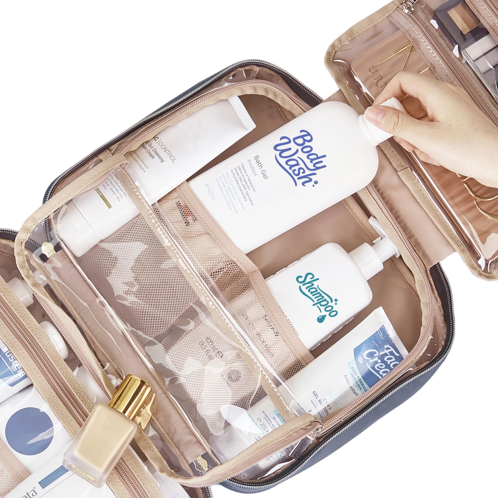 NISHEL bag front pocket provides quick-access storage for essentials.
