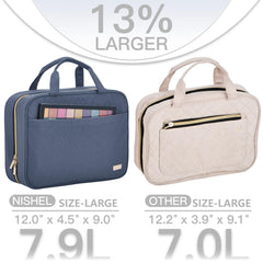 NISHEL bag with transparent window aids quick security checks.