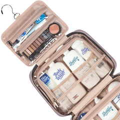 NISHEL elastic pockets store small items for quick reach in transit.