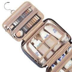 NISHEL bag elastic pockets secure items for quick packing.