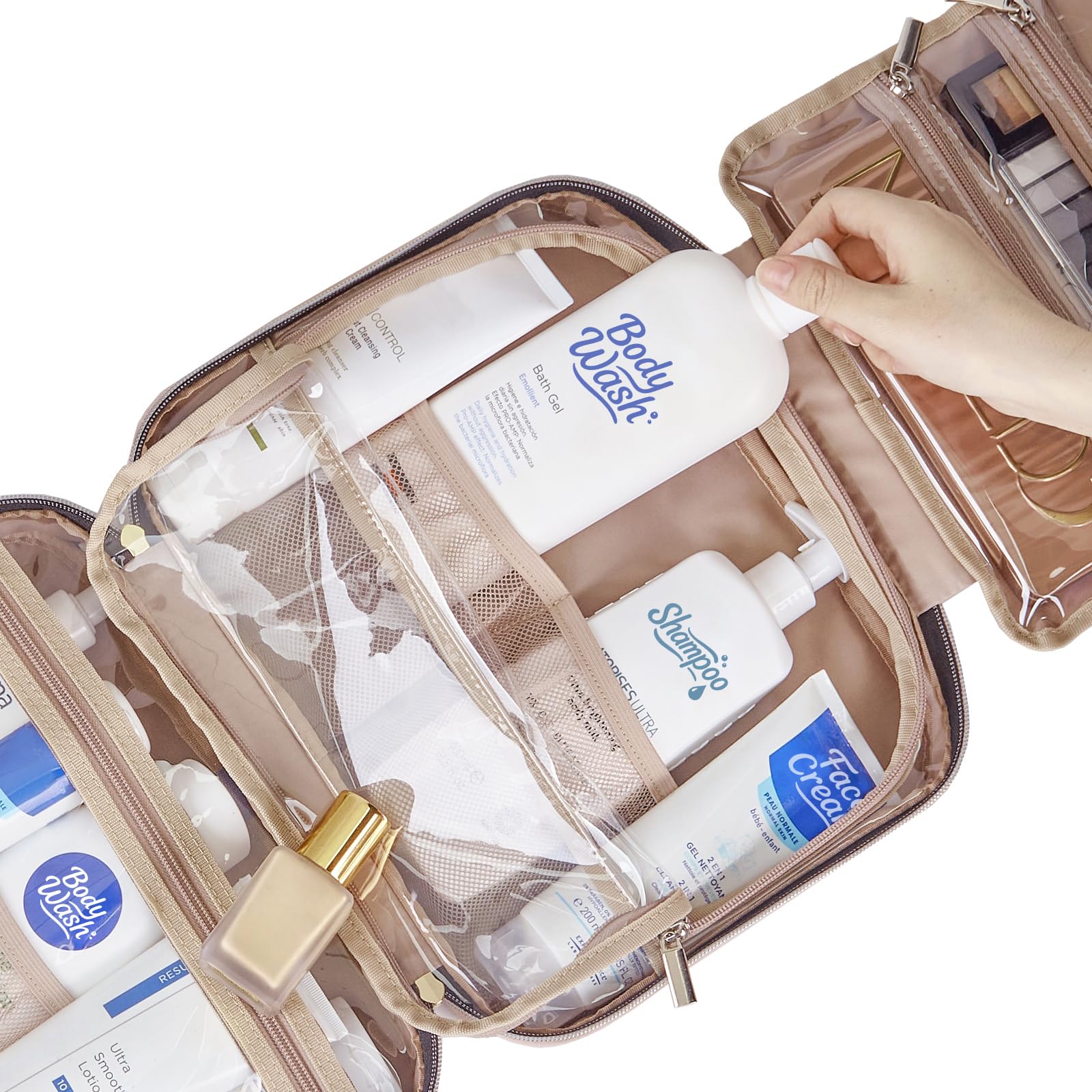 NISHEL bag front pocket for quick-access items during travel