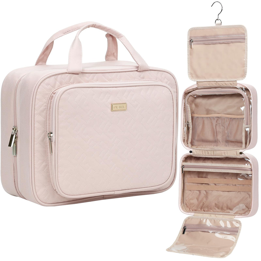 NISHEL travel toiletry bag hanging compact design keeps essentials within reach