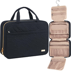 NISHEL travel toiletry bag hanging design showing accessible organization for family trips.