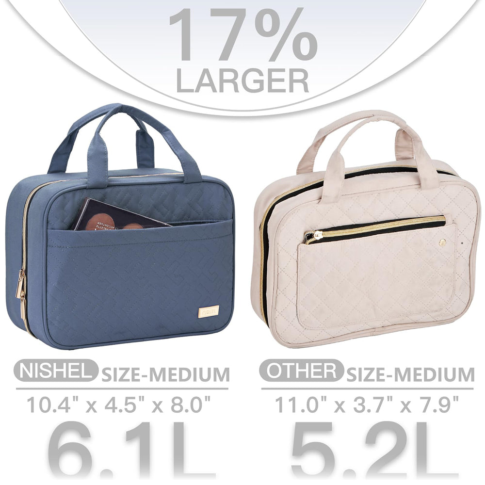 NISHEL bag's transparent window speeds security checks and visibility.
