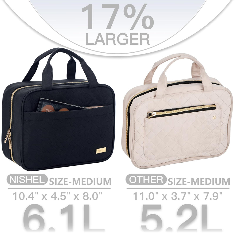 NISHEL bag with transparent window for quick security checks.