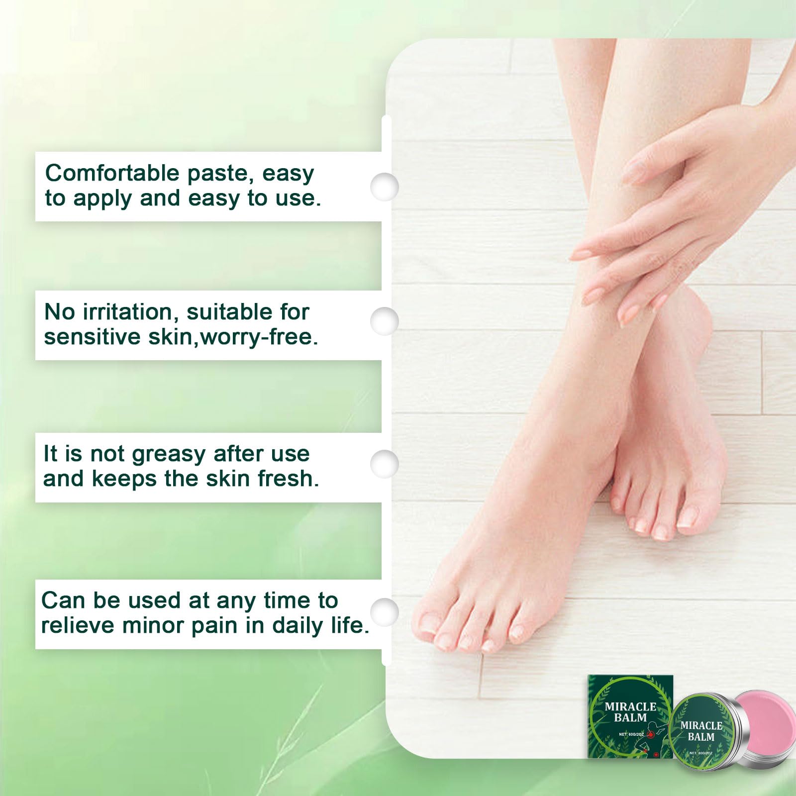 Nitidissima Miracle Balm absorción rápida: se absorbe rápido para aplicar donde haga falta.