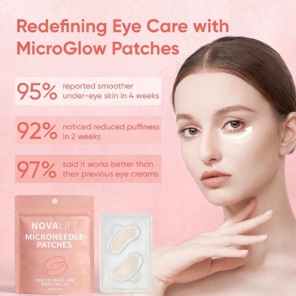 Collagen-enriched NOVALIFT eye patches support elasticity around the eyes