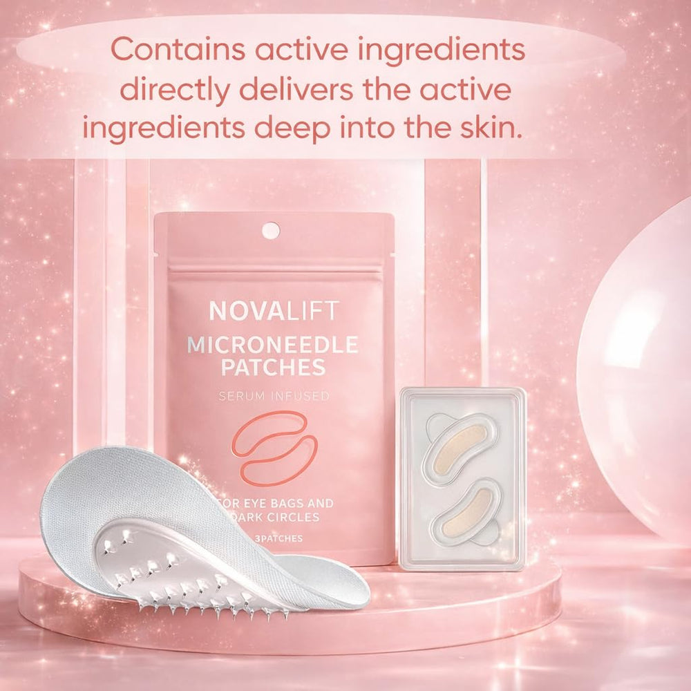 NOVALIFT smile lines patches help minimize the look of laugh lines