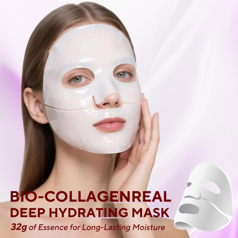 Nityrliv mascarilla colágeno hidrogel aplicación ergonómica para contornos faciales