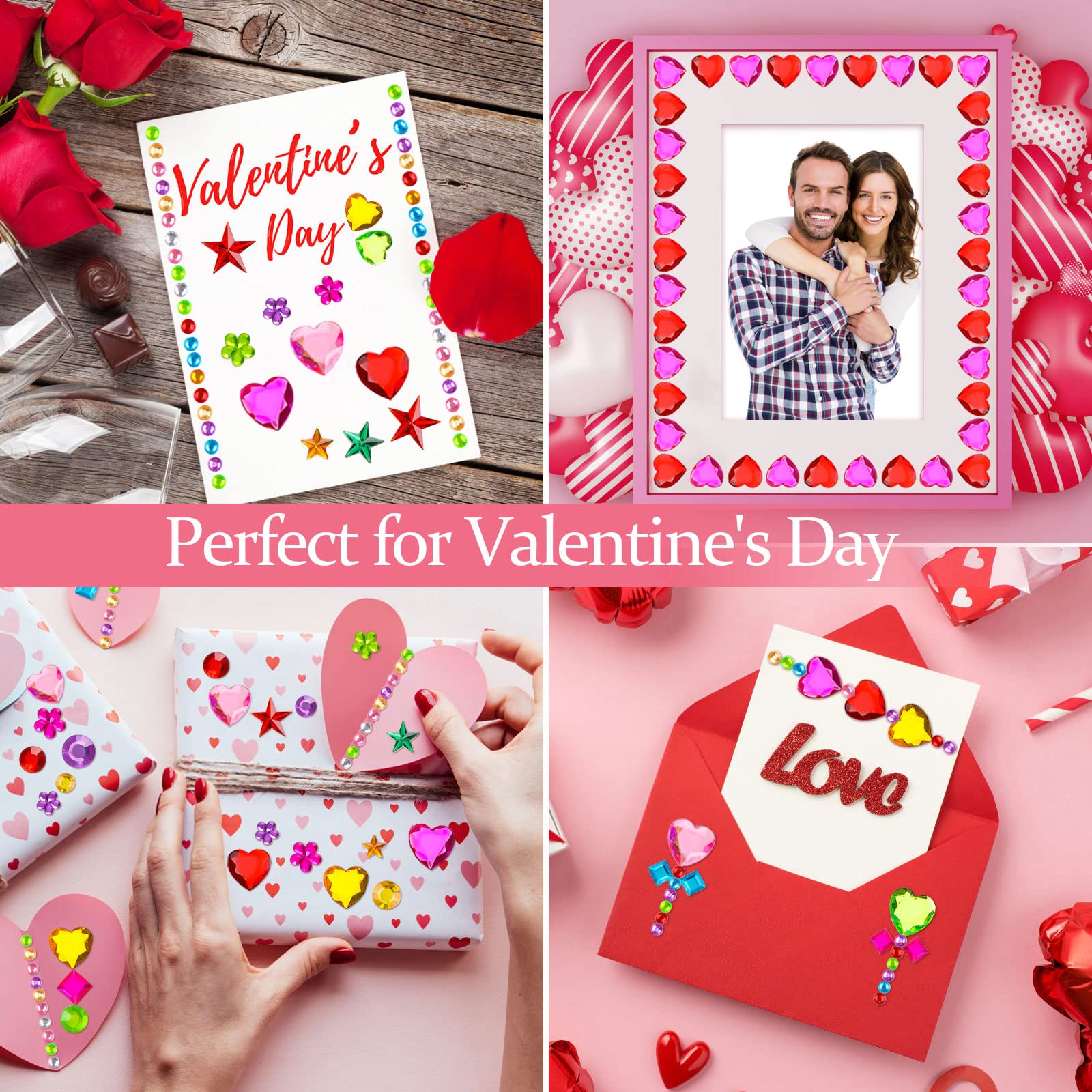 NIUBIER gem stickers decorate cards and crafts with vibrant shine