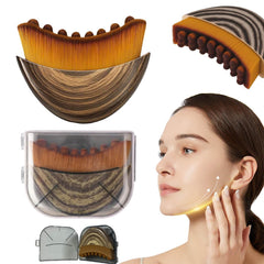 Niufa 2026 lymphatic contour face brush for precise drainage massage.