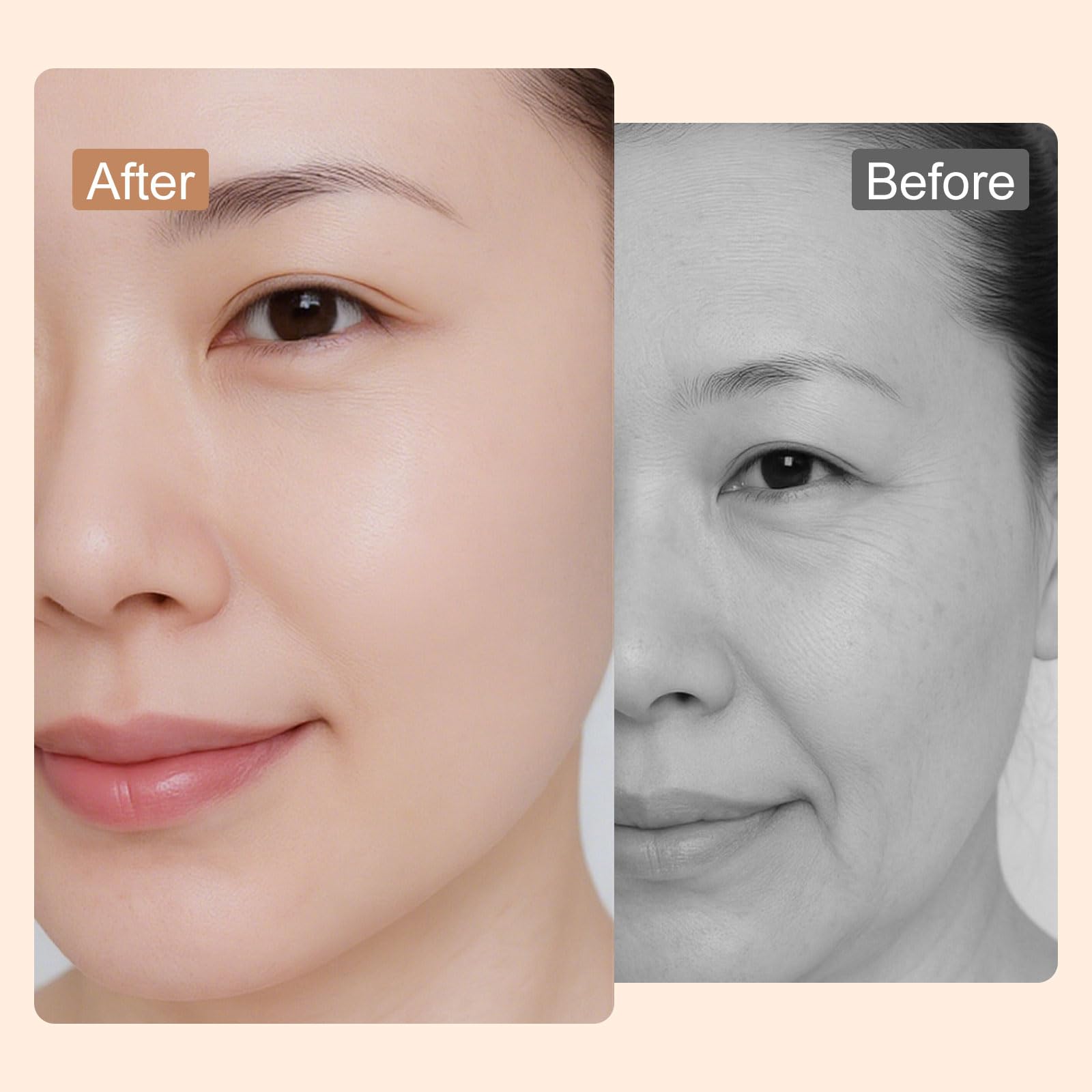 Niufa curved design aids balanced massage across facial contours.