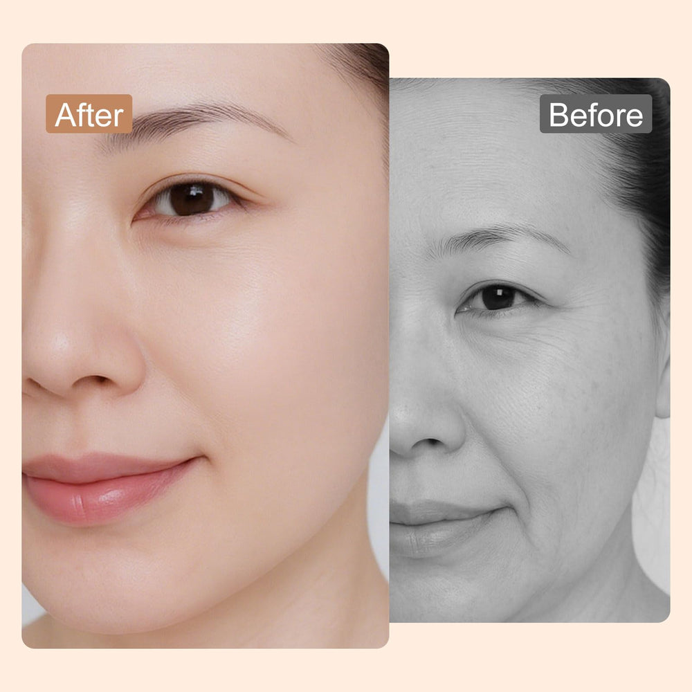 Niufa curved design aids balanced massage across facial contours.