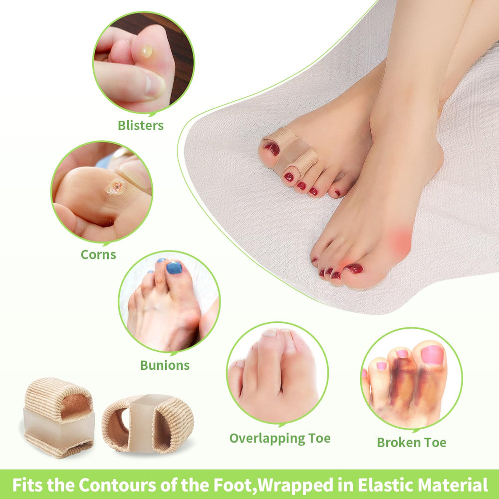 Niupiour breathable toe cushion keeps feet cool while spacing toes.