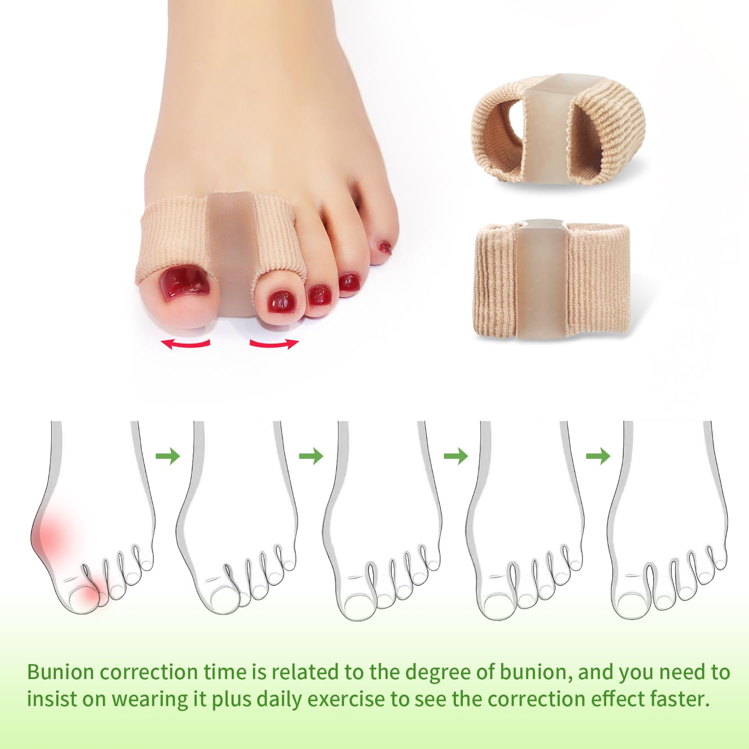 Niupiour washable toe separators are reusable and easy to clean.