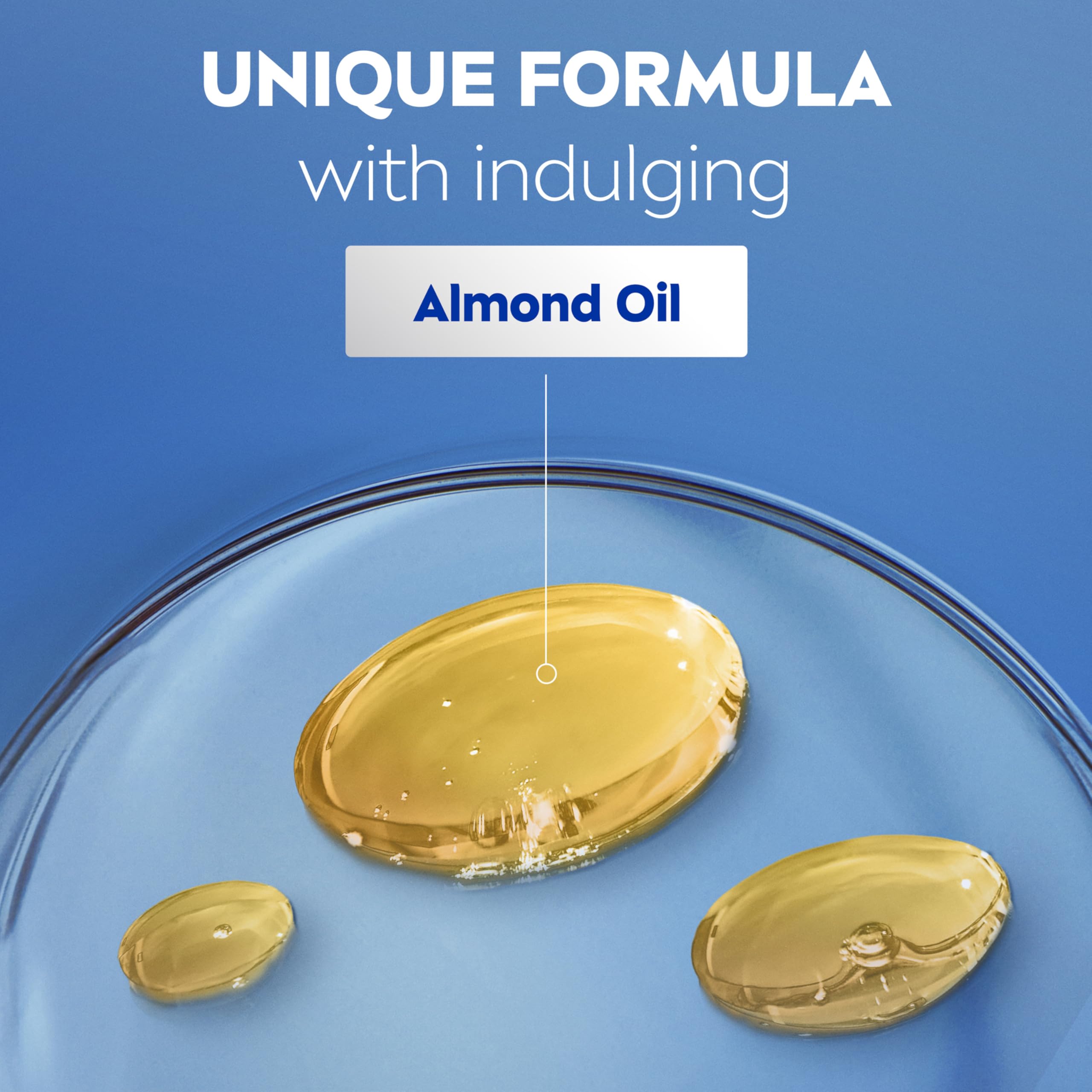 Aceite de almendra en loción NIVEA para hidratación profunda