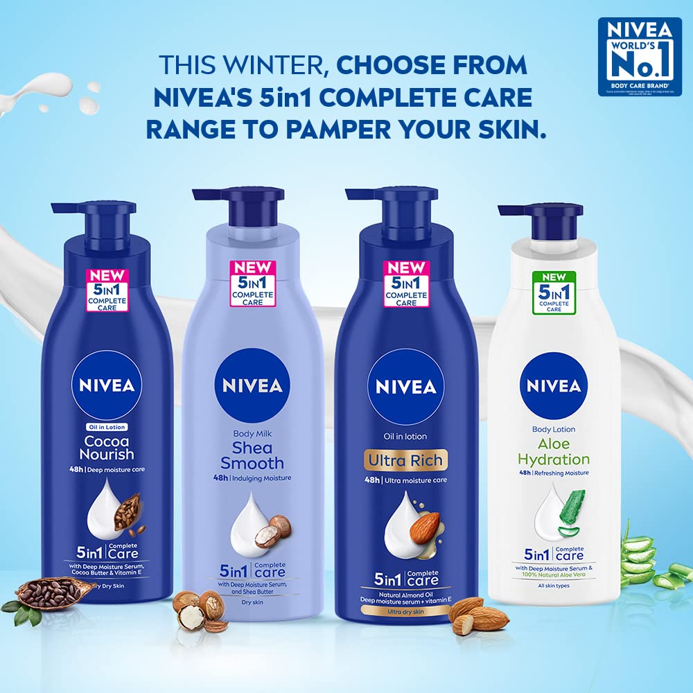 Aceite de almendra en la fórmula NIVEA para suavizar la piel
