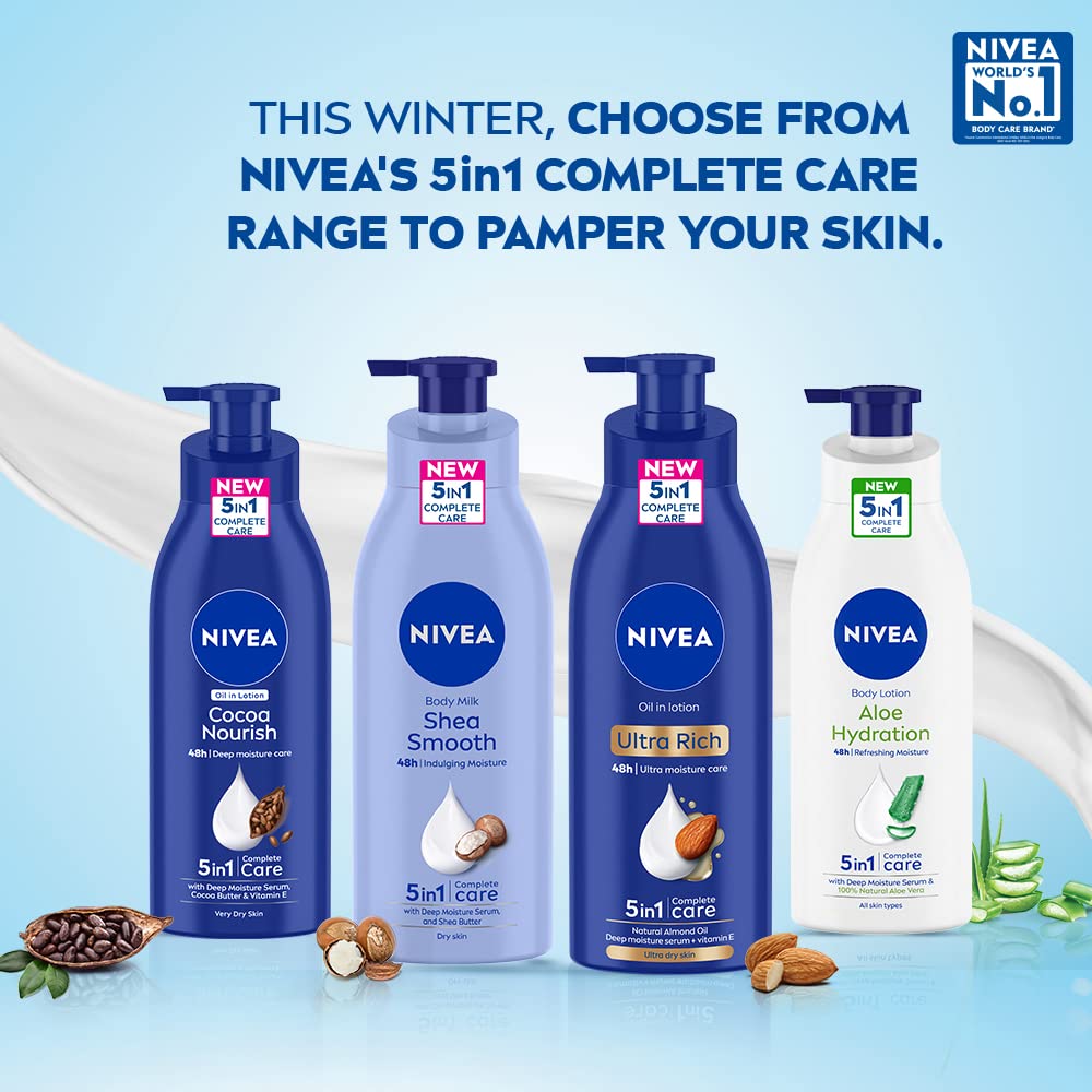 NIVEA Aloe Hidratación 48h para piel nutrida entre lavados.