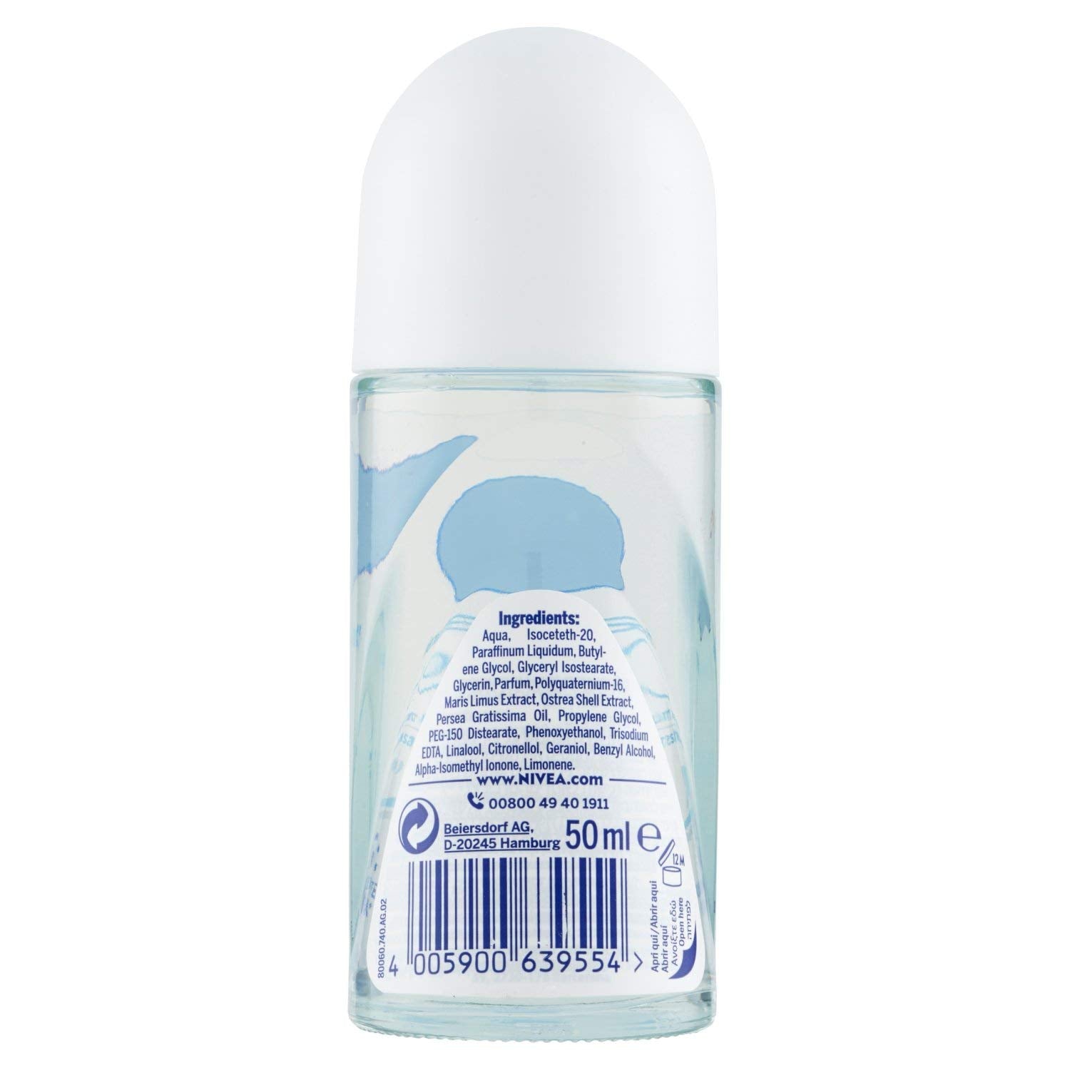 NIVEA aplicación suave de rodillo para cobertura uniforme sin manchas.