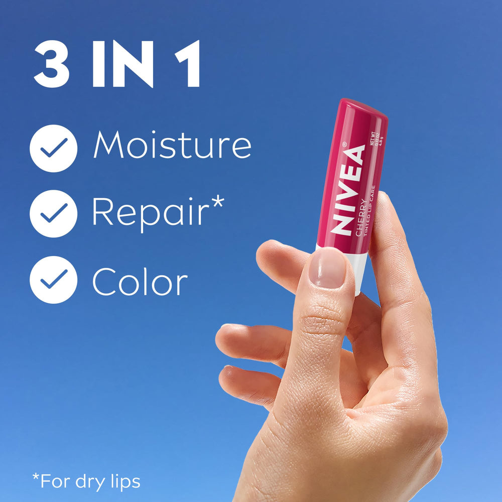 Aplicador suave de NIVEA Cereza facilita la aplicación precisa.